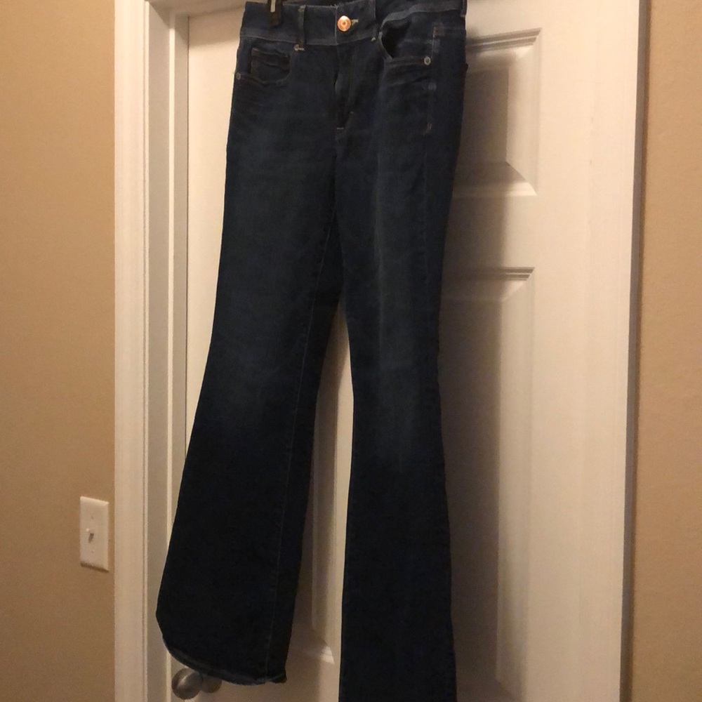 American Eagle super stretch kick boot jeans
